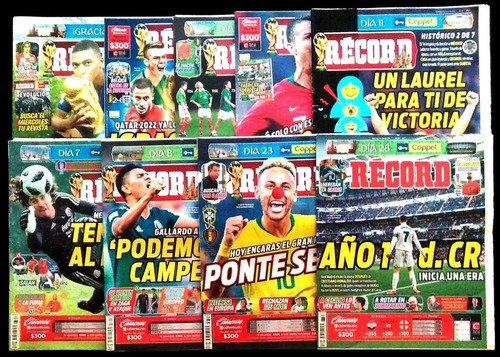 Periódicos Del Mundial De Fútbol Rusia 2018 ** Récord ** (Usado)