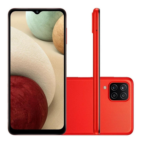 Imagen 7 de 7 de Samsung Galaxy A12 64 GB rojo 4 GB RAM