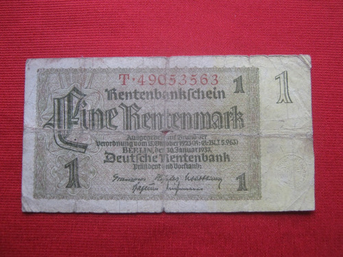 Alemania 1 Rentenmark 1937 
