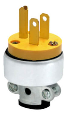 Enchufe De Goma 2p+t 15amp Industrial