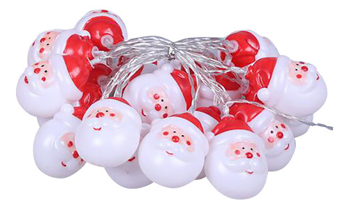 Cadena De Luces Led Decorativas Con Forma De Muñeco De Nieve