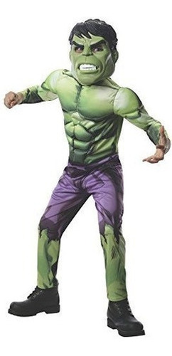 Vengadores Se Reunen: Traje De Hulk Deluxe Para Nios