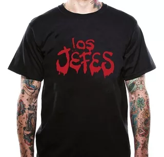 Playera Los Jefes Personalizada Cartel De Santa Barrio