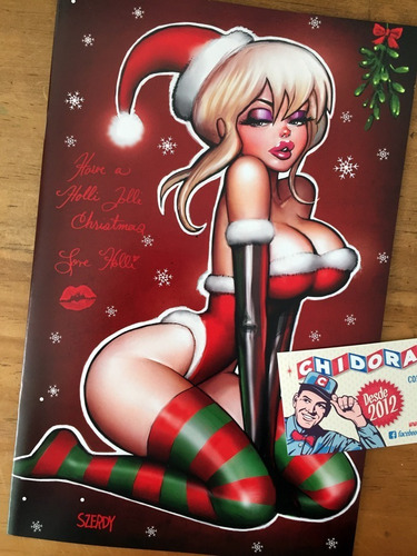 Comic - Szerdy Girls Holiday Edition Ltd 250 Sexy Sketchbook