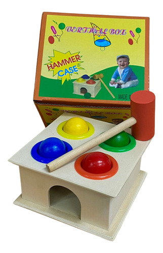 Juego Pega Bola De Madera