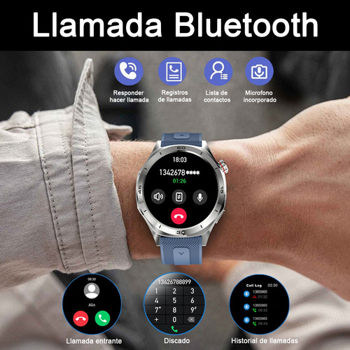 Reloj Inteligente Amoled Bluetooth Llamada Deportivo