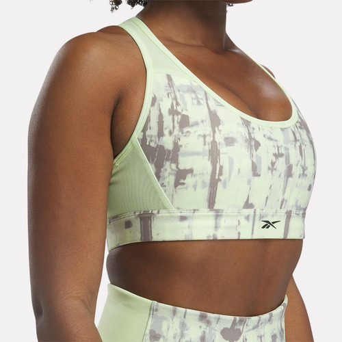 Ref.100037396 Reebok Top Mujer Lux Perform Aop Racer Bra