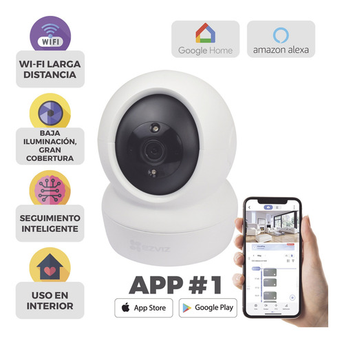 Kit Video Vigilancia 2 Cámara Ip Pt 2mp Wi-fi Seguimiento Inteligente, Audio De Dos Vías Microsd 32gb cs-h6c