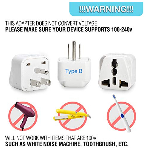 Adaptador De Conexión Universal A Tierra Ceptics Ee. Uu./jap