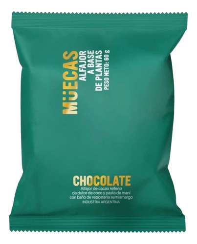 Muecas Alfajor Vegano 60gr