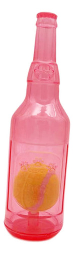 Juguete Para Perros Con Forma De Botella De Agua Para Rojo L