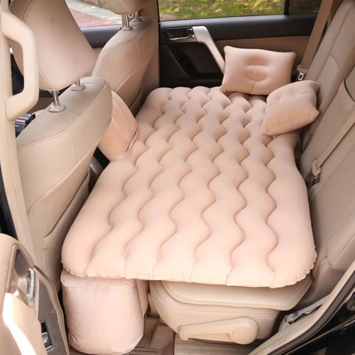 Colchon Inflable Carro Automovil Cama De Aire Cojin De Viaje