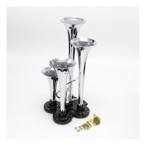 . Compresor De Aire Dc 12v/24v Loud 150db 4 Trompetas Tren