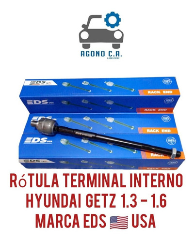 Rótula Terminal Interno Hyundai Getz 1.3 - 1.6