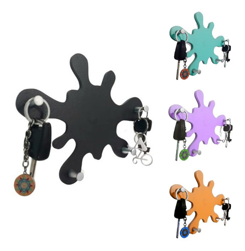 Imagen 4 de 7 de Porta Llaves Minimalistas De Pared Modernos Diseños Llavero