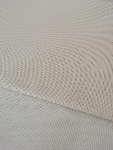 Tela De Algodón Contada 18ct, 30cm X 150cm, Blanco Antiguo