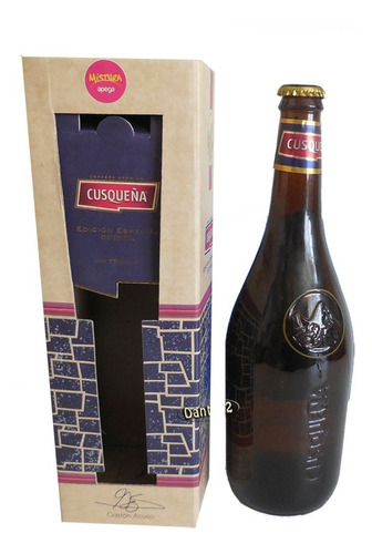 Dante42 Botella Vacia Cerveza Premium Cuzqueña Mistura 2014