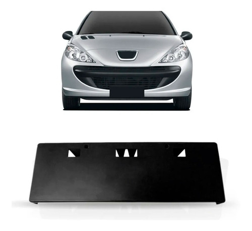 Moldura Placa Peugeot 207 2008 2009 2010 2011