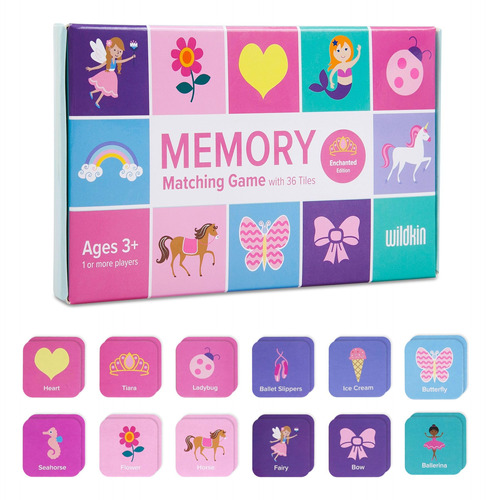 Wildkin Tarjetas De Juego De Memoria A Juego Para Ninos Y Ni