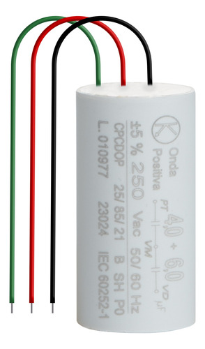 Capacitor Ventilador 3 Fios (1,5+2,5) 250v