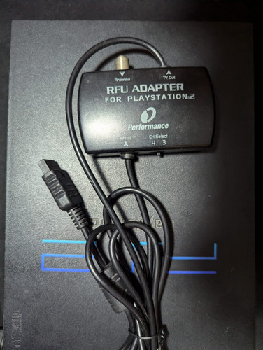 Play Station 2 Fat + Hdd Con Fmcb+ 1 Control + Adaptador Red Negro (Usado)