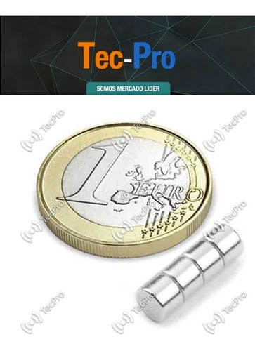 Imagen 5 de 8 de 10 Imanes De Neodimio 5x3 Mm Super Potentes