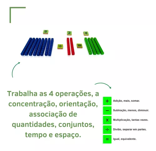 Brinquedo Educativo Matemática Básica Aprender Números, Operações