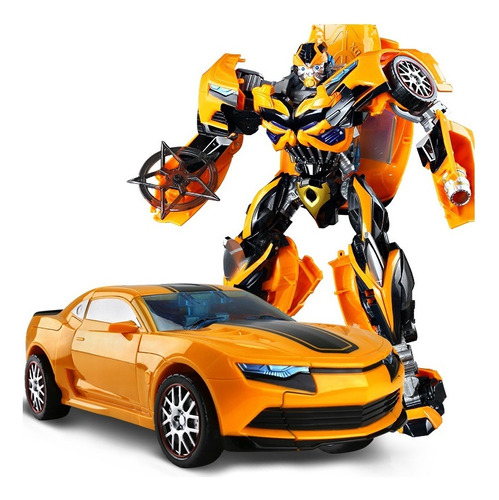 Figura Bumblebee 30 Cm Transformers Diseño Exclusivo Camaro