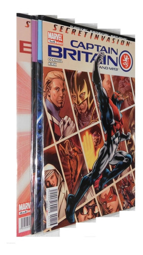 Captain Britain And Mi13 Set De 4 Comics Historia Completa