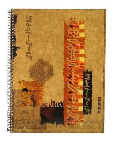 Imagen 1 de 1 de Cuaderno Rígido Apuntes Milenaria A4 80 Hojas Cuadriculado