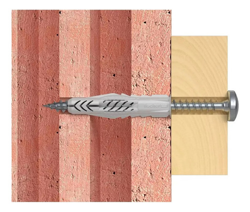 Kit 300 Bucha Nylon Fischer Universal Ux-10