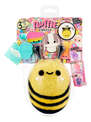 Peluche Coleccionable Fluffie Stuffiez Bee/ladybug