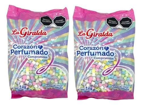 Dulce Corazón Perfumado 2 Kg Caramelo Patilla La Giralda 