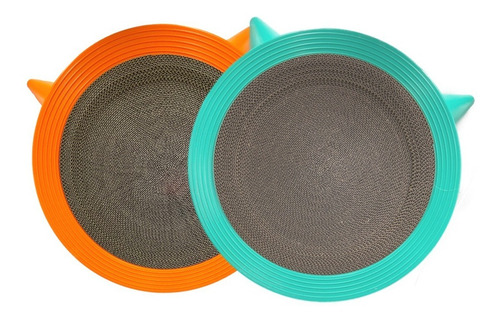 Imagen 3 de 7 de Rascador Carton Corrugado Tablero Cama Para Gatos 50 Cm