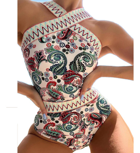 Bikini De Playa Sexy Para Mujer Traje De Baño De Una Pieza