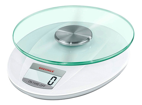 Balanza de cocina digital Soehnle Roma pesa hasta 5kg blanca