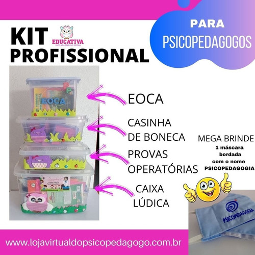 Imagem 4 de 6 de Kit Profissional De Atendimento Psicopedagógico
