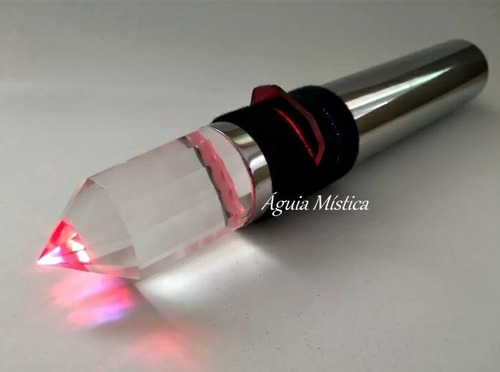 Bastão Atlante Cromoterapia Cristal Vogel Super Transparente