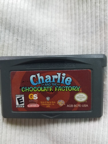 Charlie And The Chocolate Factory Para Gba Suelto Físico 