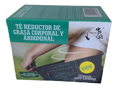 Té Feng China reductor de grasa corporal y abdominal