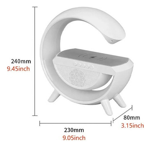 Lámpara de mesa Atmosphere con altavoz Bluetooth inteligente