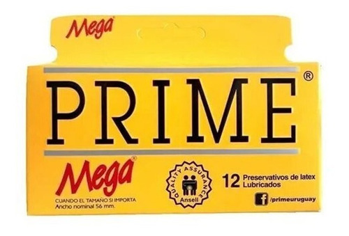 Preservativos Prime® Mega X 12 Unidades