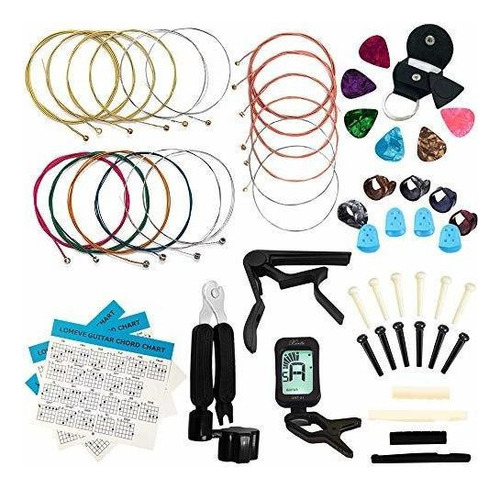 El Kit De Accesorios For Guitarra Incluye Cuerdas De Guitar