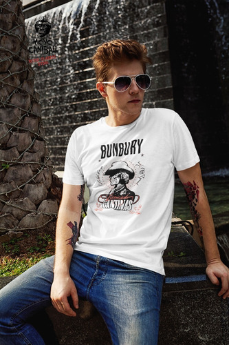 Camiseta Rock Metal Enrique Bunbury R4 Unisex