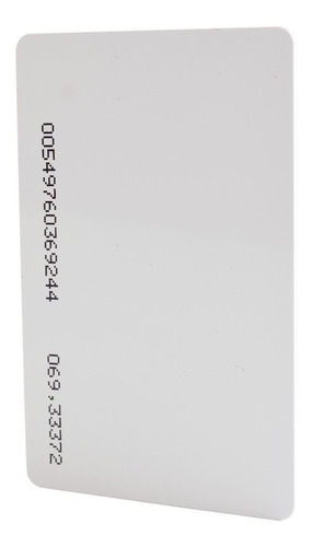 10 Tarjeta De Proximidad Estándar Iso Card (delgada) Atr-11