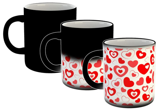 Taza Magica Corazon Heart Collage Cielo Amor Love Mod12