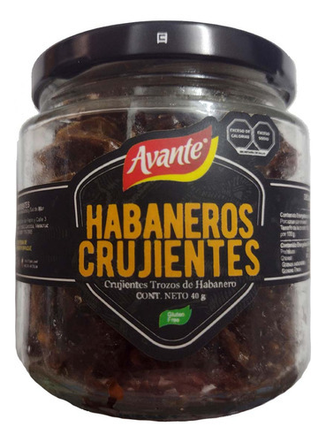 Chiles Avante Crujiente Habaneros 40g