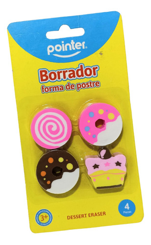 Borra Goma De Borrar Pointer 2 Blister 