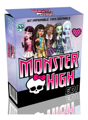 Kit Imprimible Monster High Fiesta