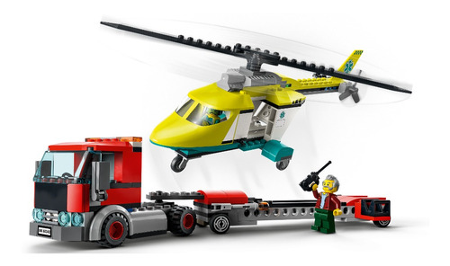 Lego® City Transporte Del Helicóptero De Rescate